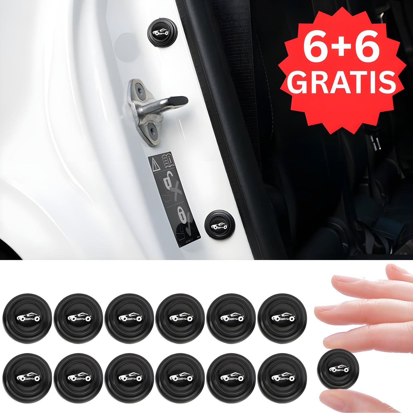 Zaštita Protiv Lupanja Vratima na Autu 6+6 GRATIS