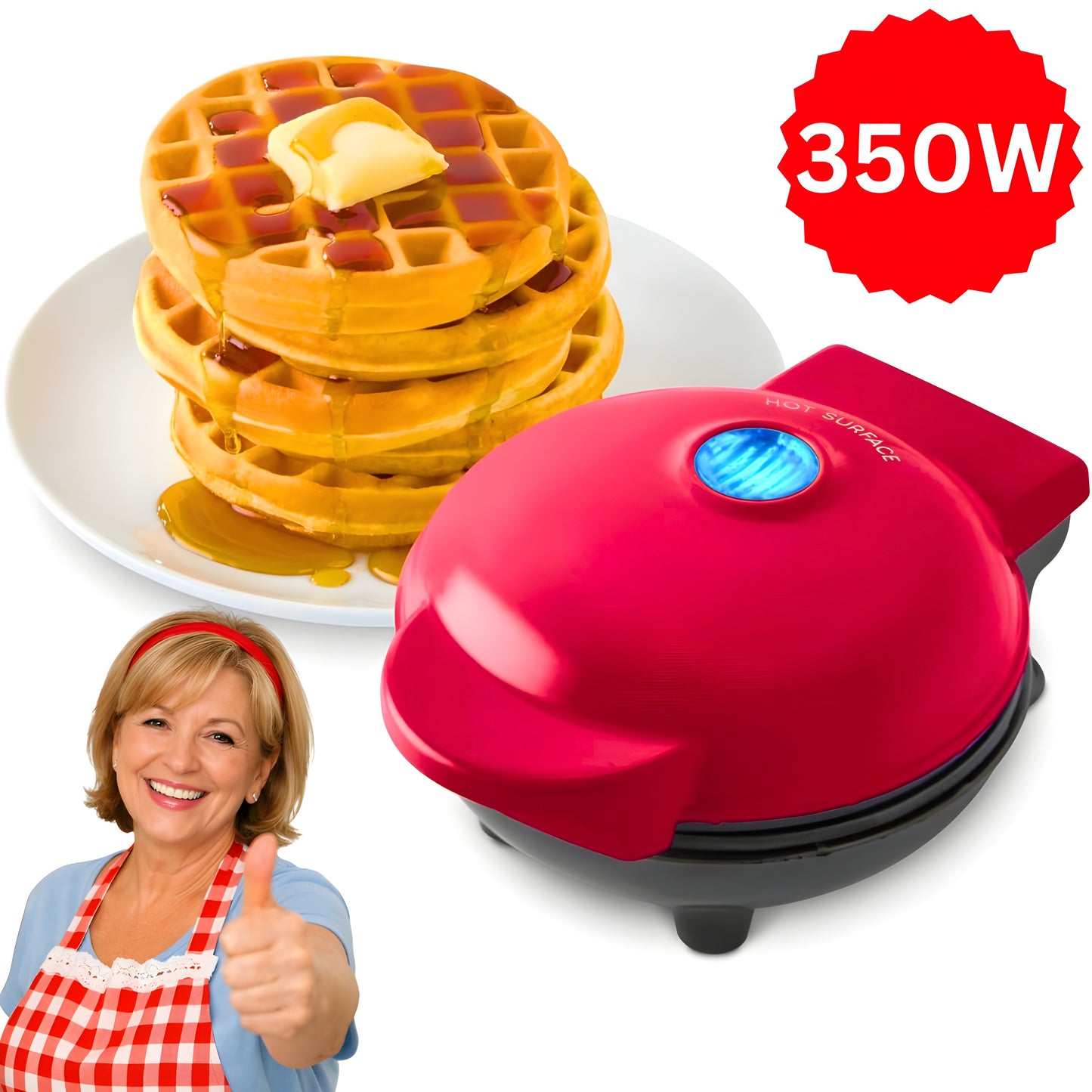 Električni Toster za Kolače - Mini Waffler